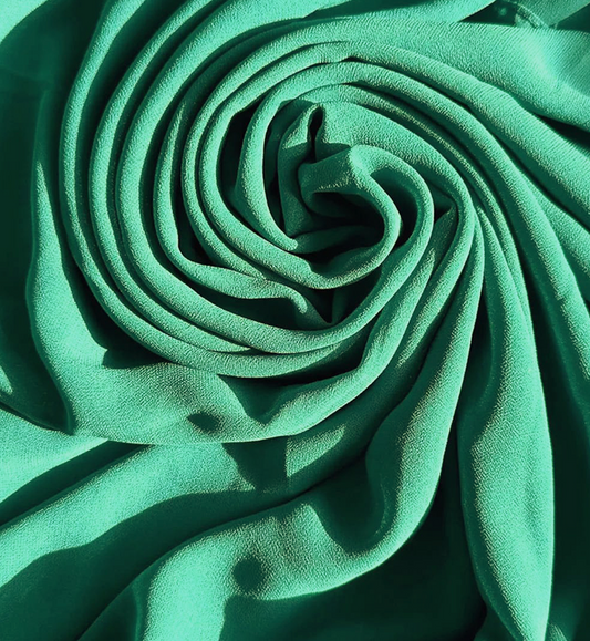 Premium Georgette Hijab - SEA GREEN