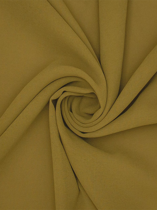Premium Georgette Hijab - CORN YELLOW