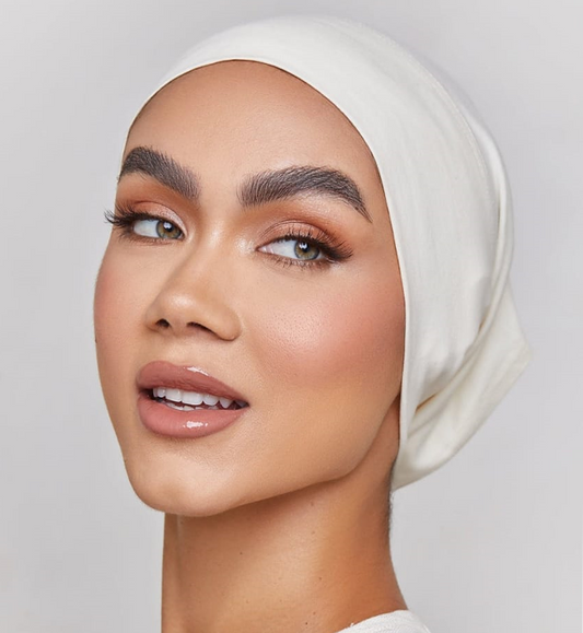 Under Hijab Tube Cap - OFF WHITE