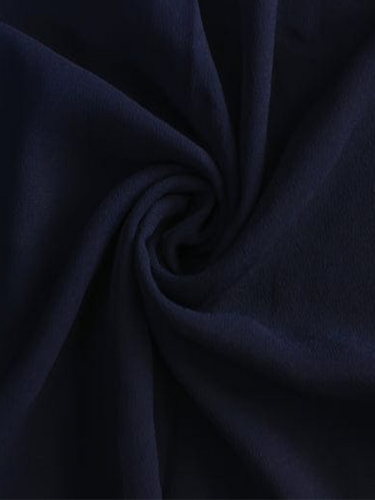 Premium Georgette Hijab - NAVY BLUE
