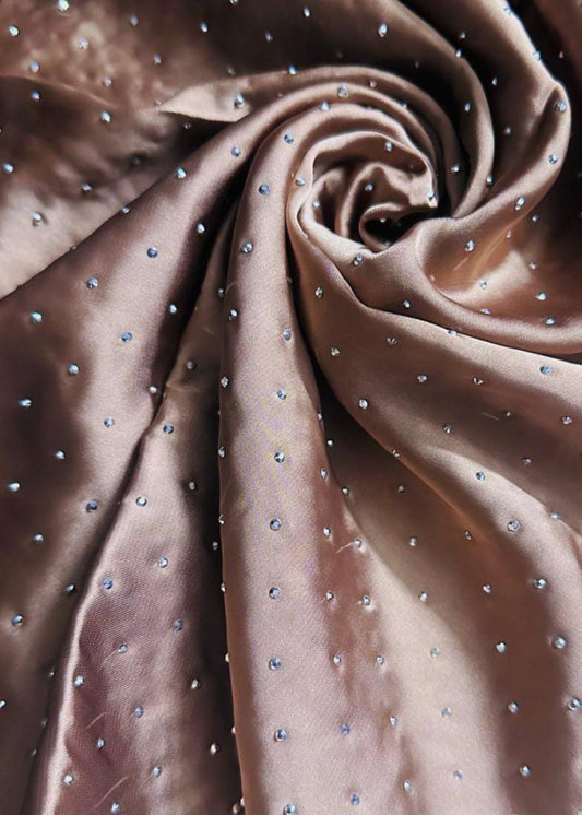 Diamond silk hijab - BRONZE