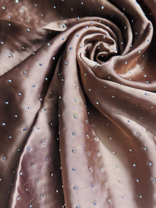 Diamond silk hijab - BRONZE