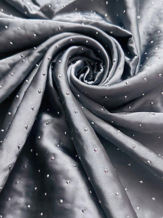 Diamond silk hijab -GREY