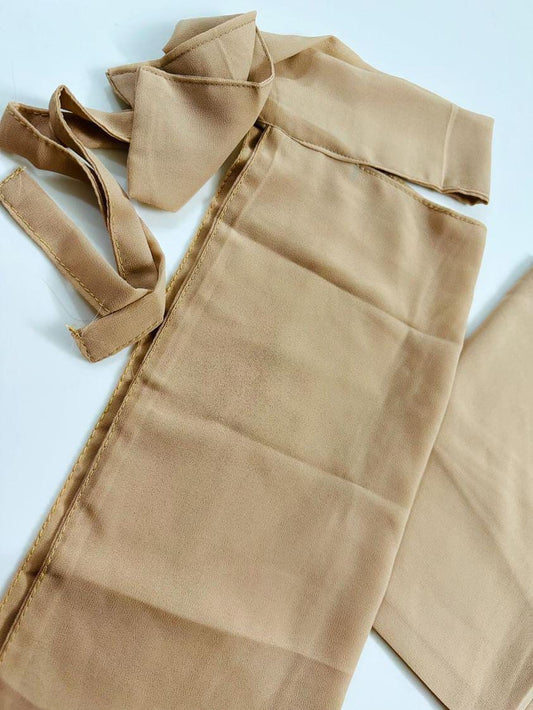 SAUDI HIJAB NIQAB CAP SET BIEGE