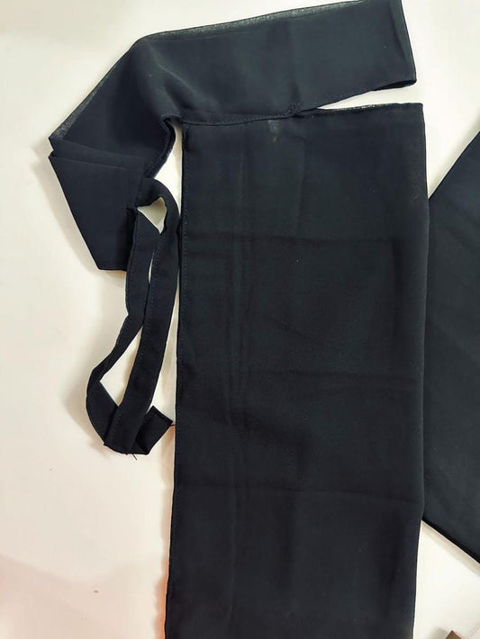 SAUDI HIJAB NIQAB CAP SET BLACK