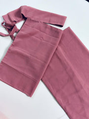 SAUDI HIJAB NIQAB CAP SET TEA PINK