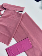 SAUDI HIJAB NIQAB CAP SET TEA PINK