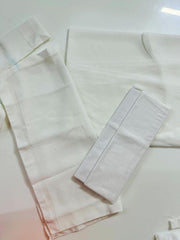 SAUDI HIJAB NIQAB CAP SET OFF WHITE