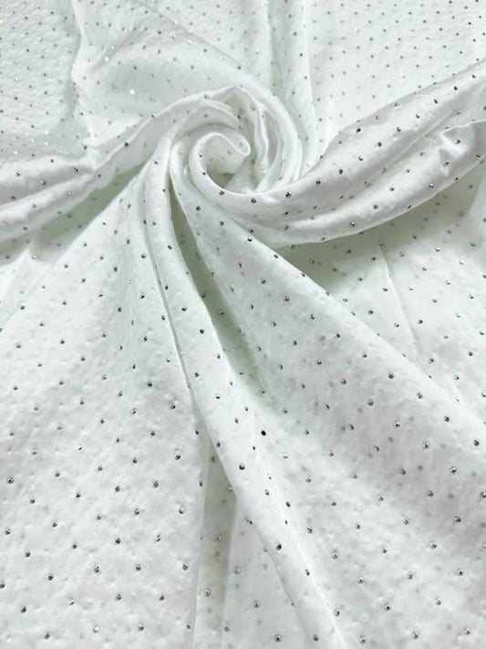 Diamond silk hijab - OFFWHITE