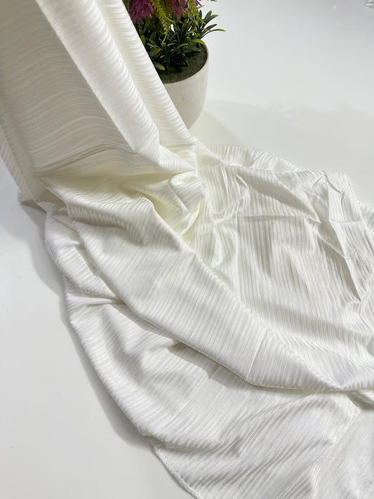 Ribbed Jersey Hijab -OFFWHITE