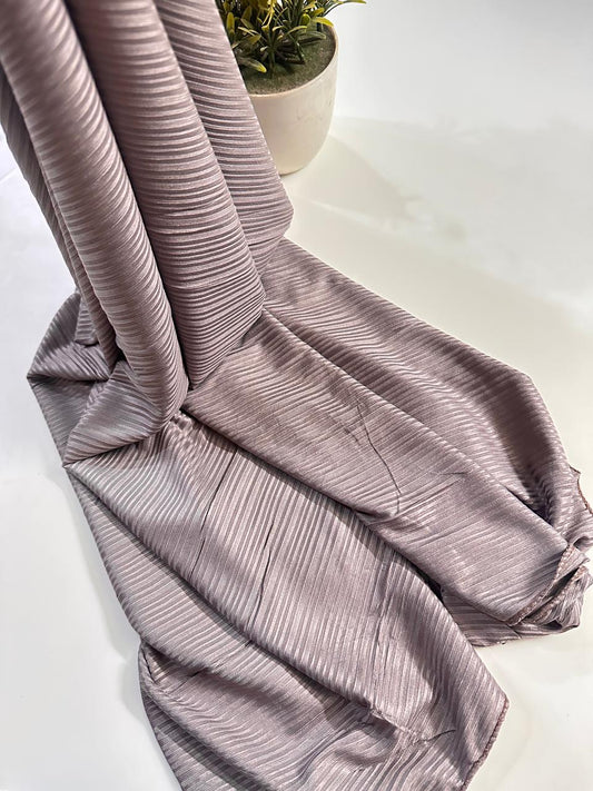 Ribbed Jersey Hijab-DUSTY MUAVE