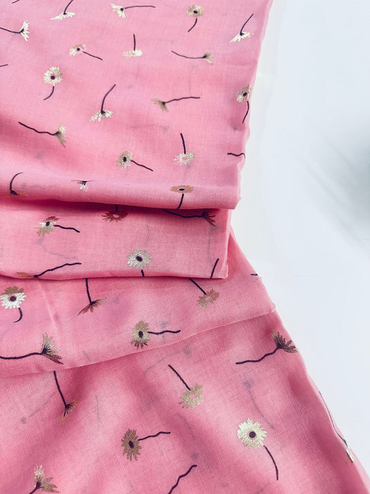 SUMMER FOIL HIJAB PINK