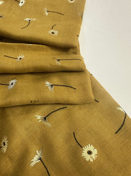 SUMMER FOIL HIJAB MUSTARD