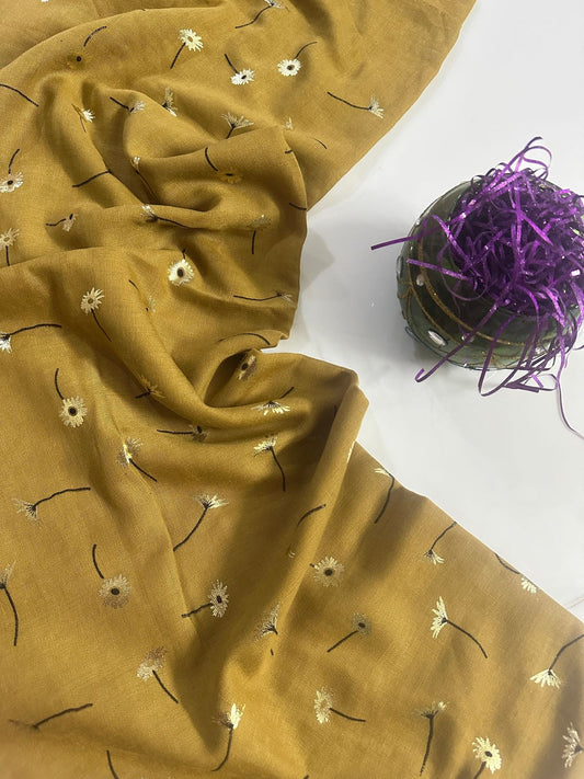 SUMMER FOIL HIJAB MUSTARD