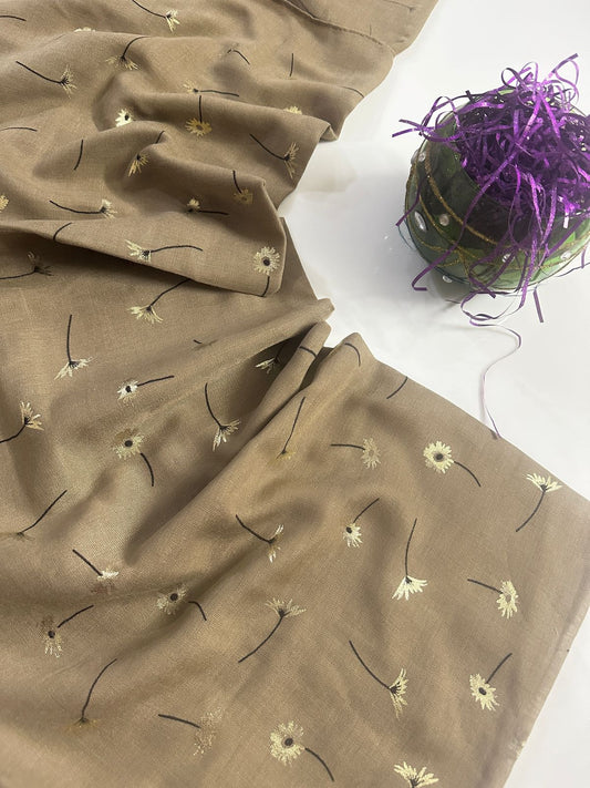 SUMMER FOIL HIJAB BROWN