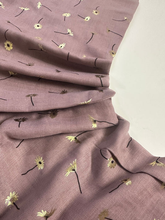 SUMMER FOIL HIJAB ROSE