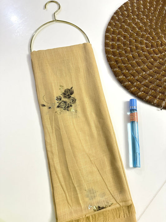 FOIL TURKISH HIJAB-MUSTURD