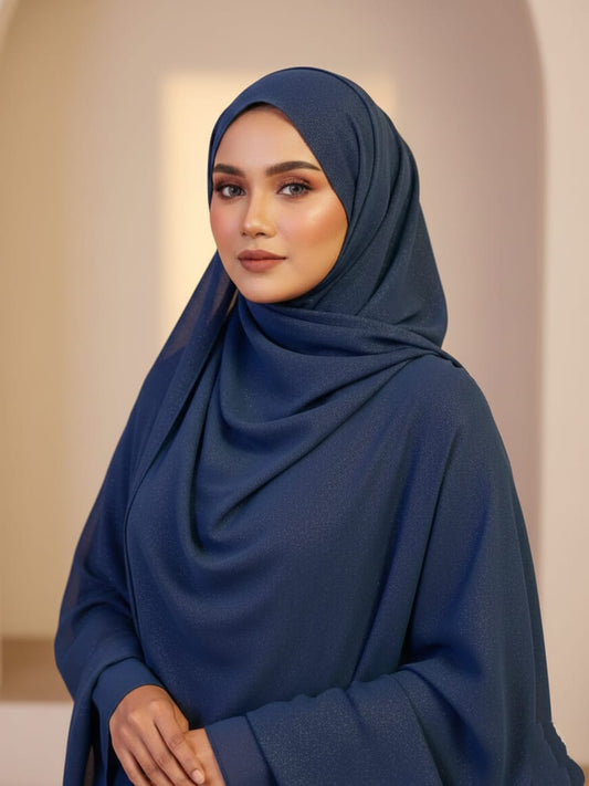 Moonlight Hijab-Blue