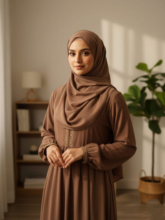 Moonlight Hijab-Chocolate