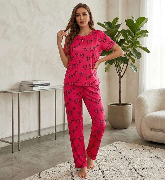 Ladies NightWear-Red Love