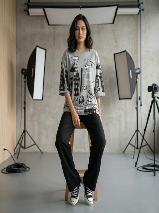 Ladies LoungeWear-Grey
