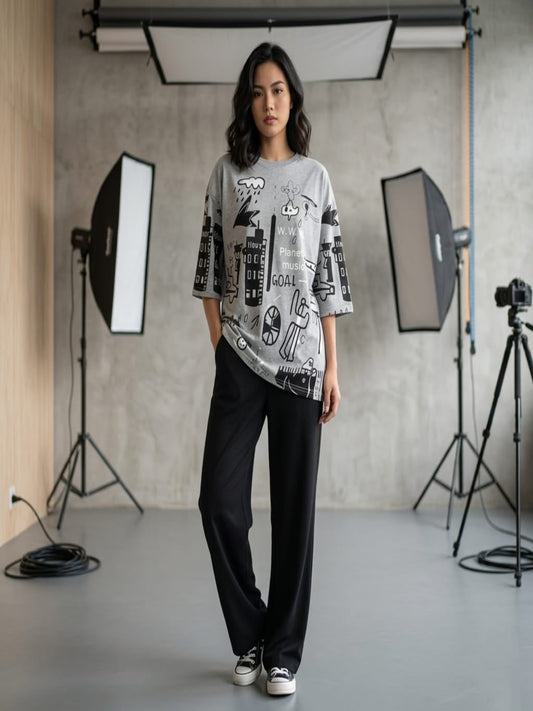 Ladies LoungeWear-Grey