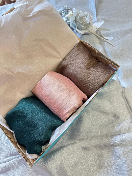 Bundle of 3 - Luxury Crinkle Silk