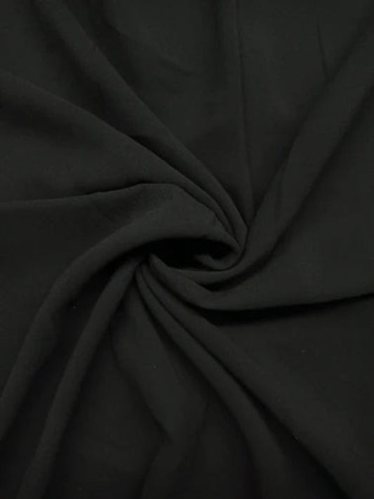 premium georgette hijab- BLACK