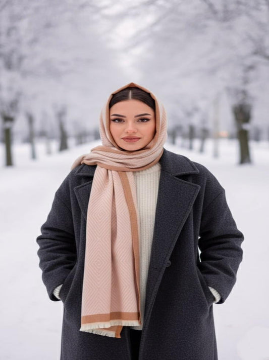 Mist Woolen Hijab Pink