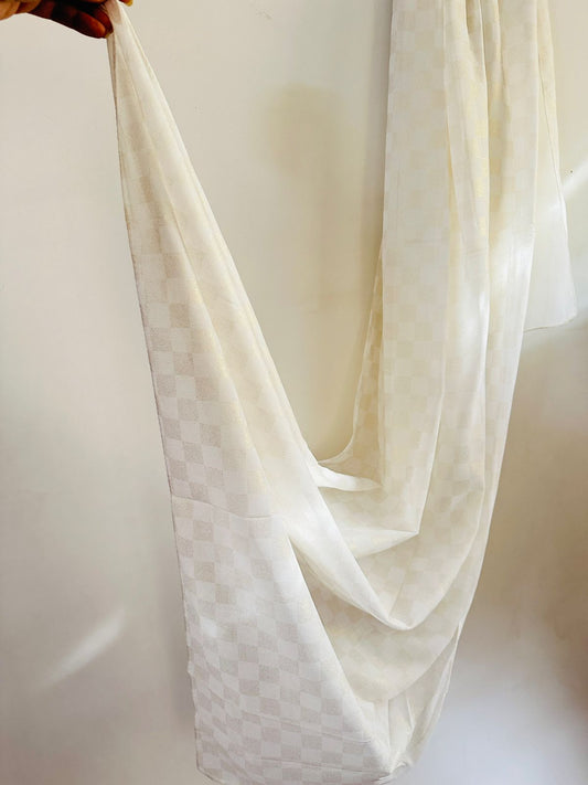 DAZZLE CHIFFON HIJAB-OFFWHITE