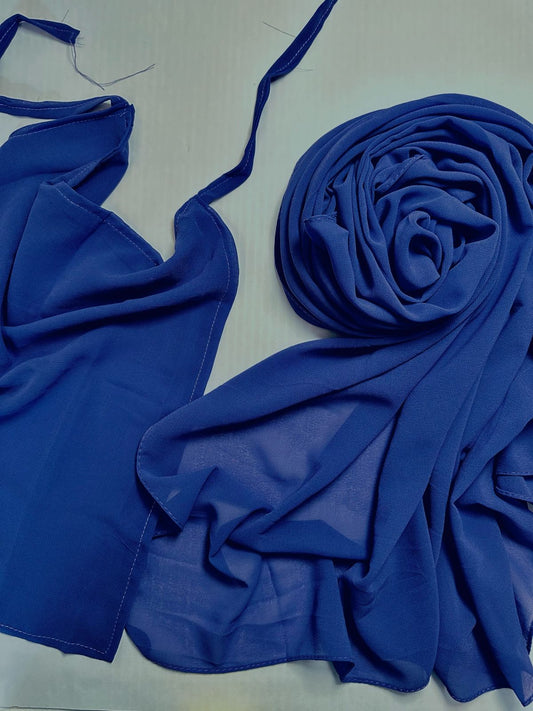 Hijab Niqab - ROYAL BLUE