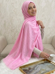 Turkish Lawn Hijab - ROSE PINK