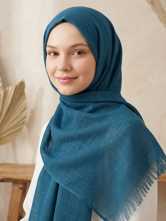 Turkish Lawn Hijab - TEAL