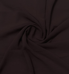 Premium Georgette Hijab - COFFEE BROWN