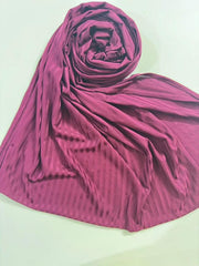 RIBBED JERSEY HIJAB-MAROON