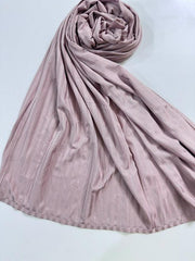 RIBBED JERSEY HIJAB-TEA ROSE