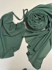 Hijab Niqab - GREEN