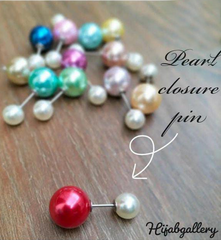 Glossy Pearl Closure Pins