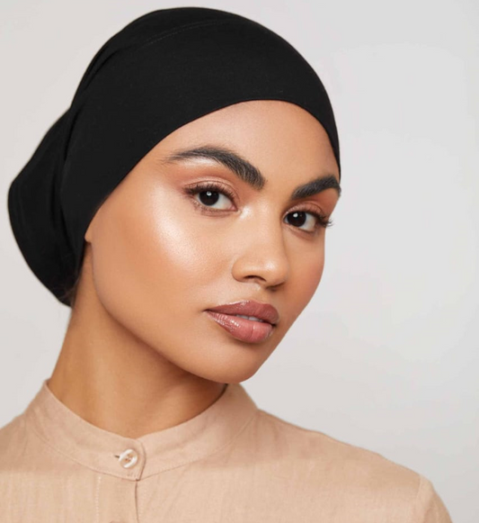 Under Hijab Tube Cap - BLACK