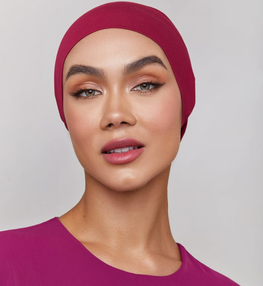 Under Hijab Tube Cap - MAROON