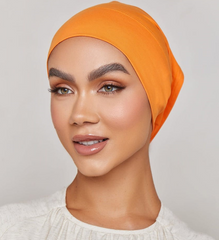 Under Hijab Tube Cap - MUSTARD