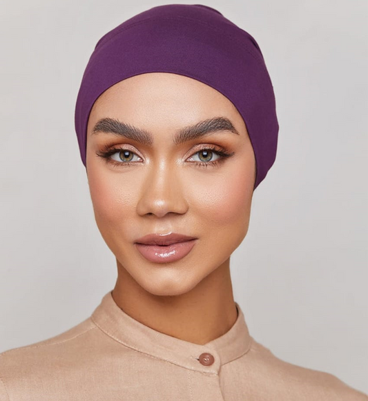 Under Hijab Tube Cap - PURPLE
