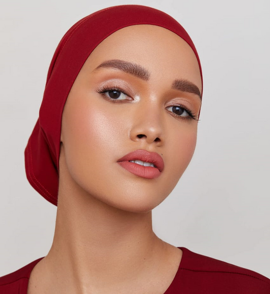 Under Hijab Tube Cap - RED