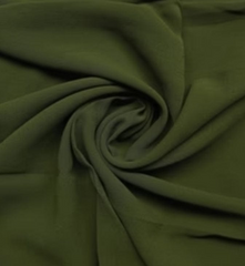 Premium Georgette Hijab - moss green