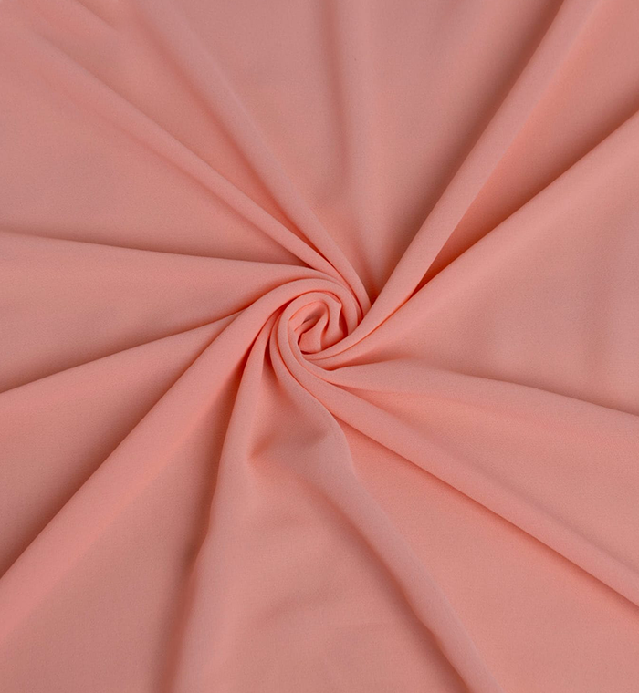 Premium Georgette Hijab - LIGHT PEACH