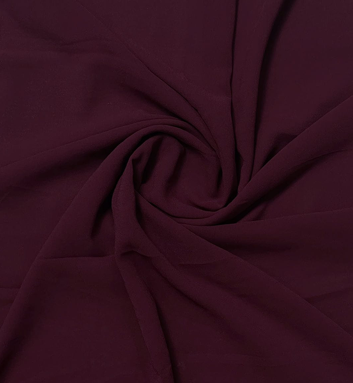 Premium Georgette Hijab - WINE