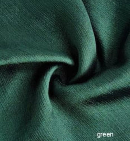 Luxury crinkle silk- GREEN