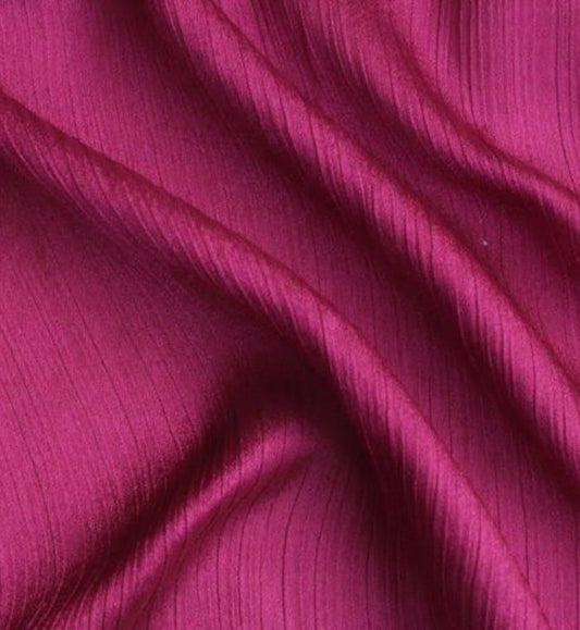 luxury crinkle silk-SHOKING PINK