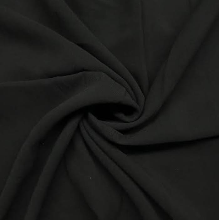 premium georgette hijab- BLACK