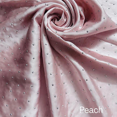 Diamond silk hijab - PEACH